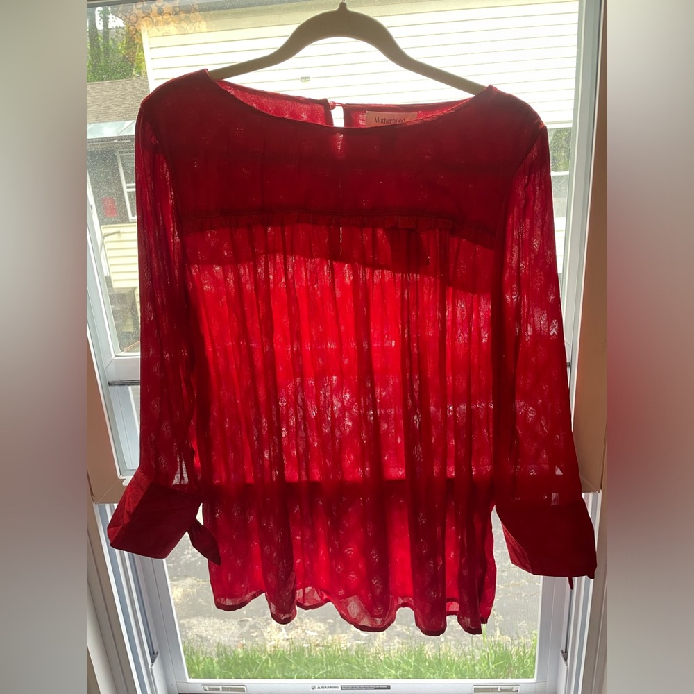 Long sleeved maternity blouse NWT